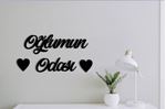 Oğlumun Odası-Duvar Yazısı