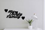 My Lavely Family-Duvar Yazısı