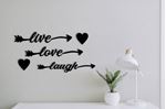 Live-Love-Laugh-Duvar Yazısı