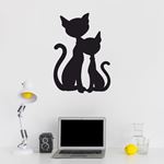 Çift Kedi-Duvar Tablosu