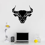 Geometrik Boğa Figürü-Duvar Tablosu