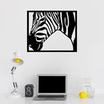 Zebra Motifli2-Duvar Tablosu