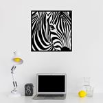 Zebra Motifli-Duvar Tablosu